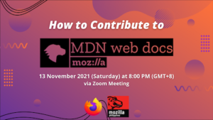 “How To Contribute To MDN Web Docs” Session Scheduled – Mozilla Philippines